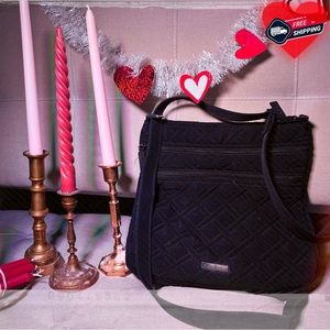 Vera Bradley Triple Zip Hipster Crossbody